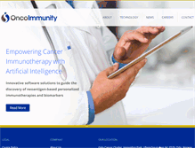 Tablet Screenshot of oncoimmunity.com
